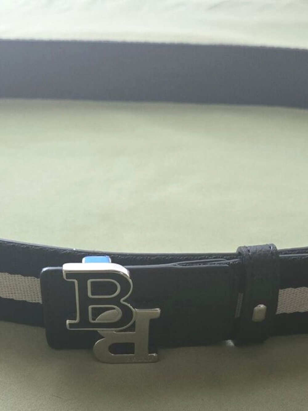 Bally Reversible Belt Black and White